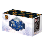 50 lanci dritto Silenzioso tubo 25mm pioggia bianca - silver crown