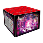 100 lanci dritto tubo 25mm effetto misto di colori - psychedelic space