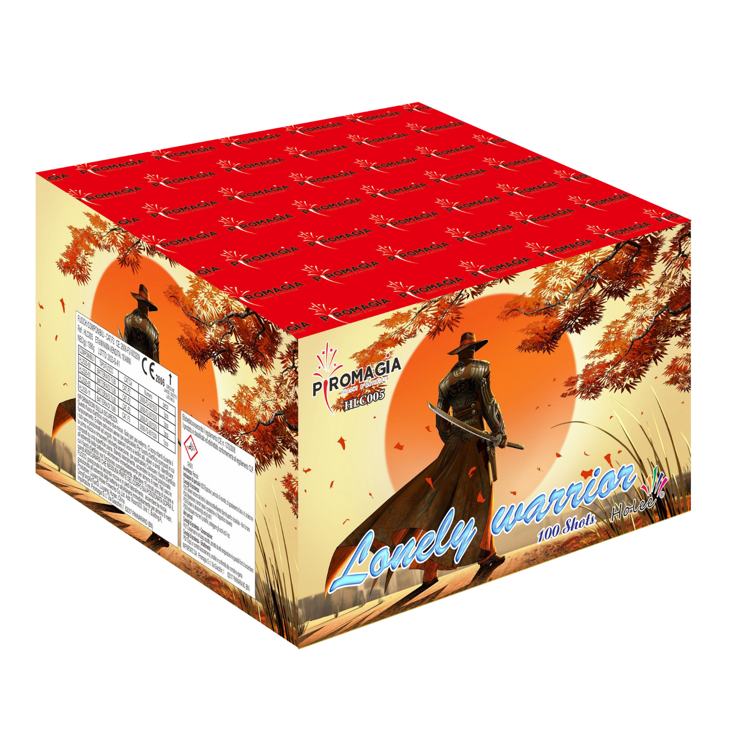 100 lanci dritto tubo 25mm effetto misto di colori - lovely warrior