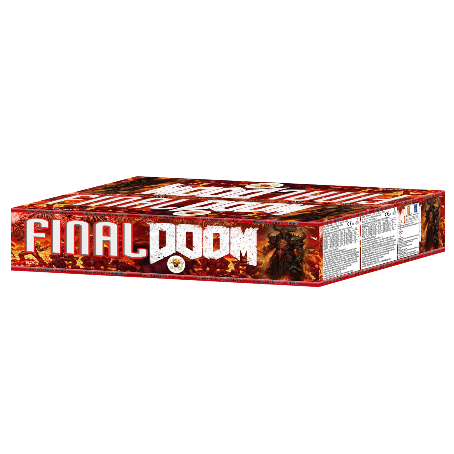 322 lanci dritto e ventaglio tubo 25mm effetto oro - final doom