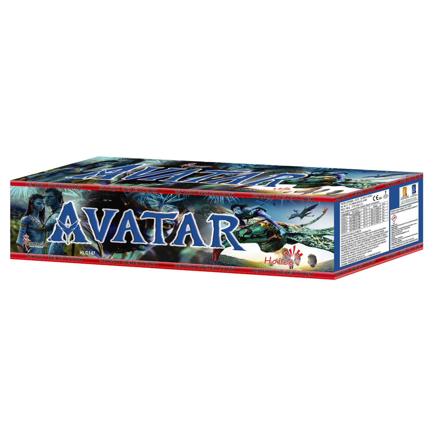 147 lanci dritto e ventaglio tubo 30mm effetto misto di colori - avatar