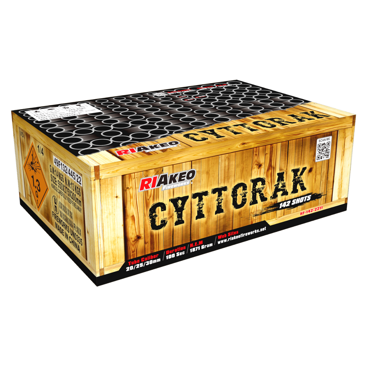 142 lanci dritto e ventaglio tubo 20,25,30mm effetto misto di colori - cyttorak