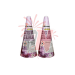 coni con miccia - 3 metri, 60 secondi - confezione da 2 coni