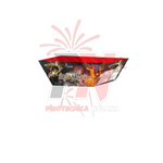 70 lanci ventaglio Silenzioso tubo 20mm scia bianca con punte rosa e viola - light magician