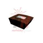 240 lanci ventaglio Silenzioso tubo 20mm scie bianche a crackling con punte rosse e verdi - CCFT020 - 240 - 3