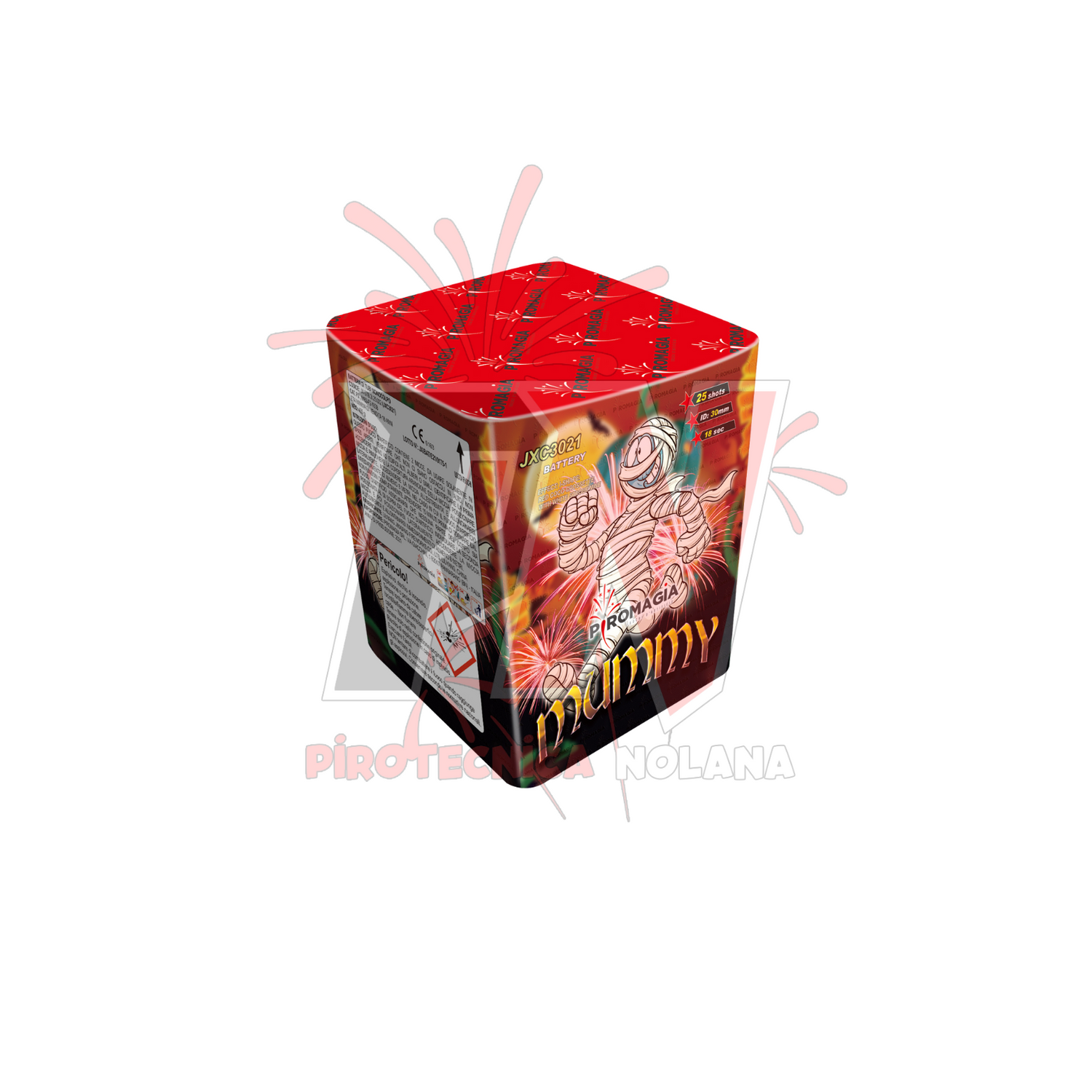 25 lanci dritto Silenzioso tubo 30mm crocette bianche - mummy