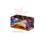 50 lanci dritto tubo 25mm sbruffo oro / pioggia oro con lucciola bianca, verde e rossa - san francisco