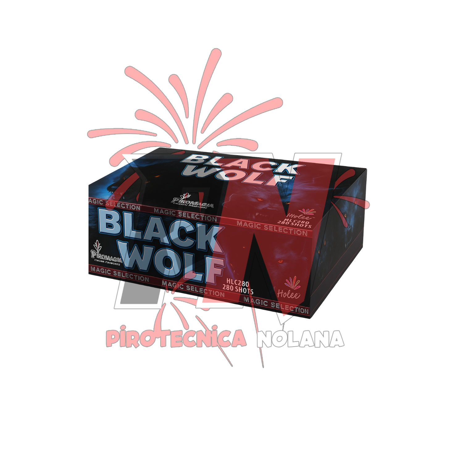 BLACK WOLF 280 LANCI DRITTO E VENTAGLIO - MISTO DI COLORE