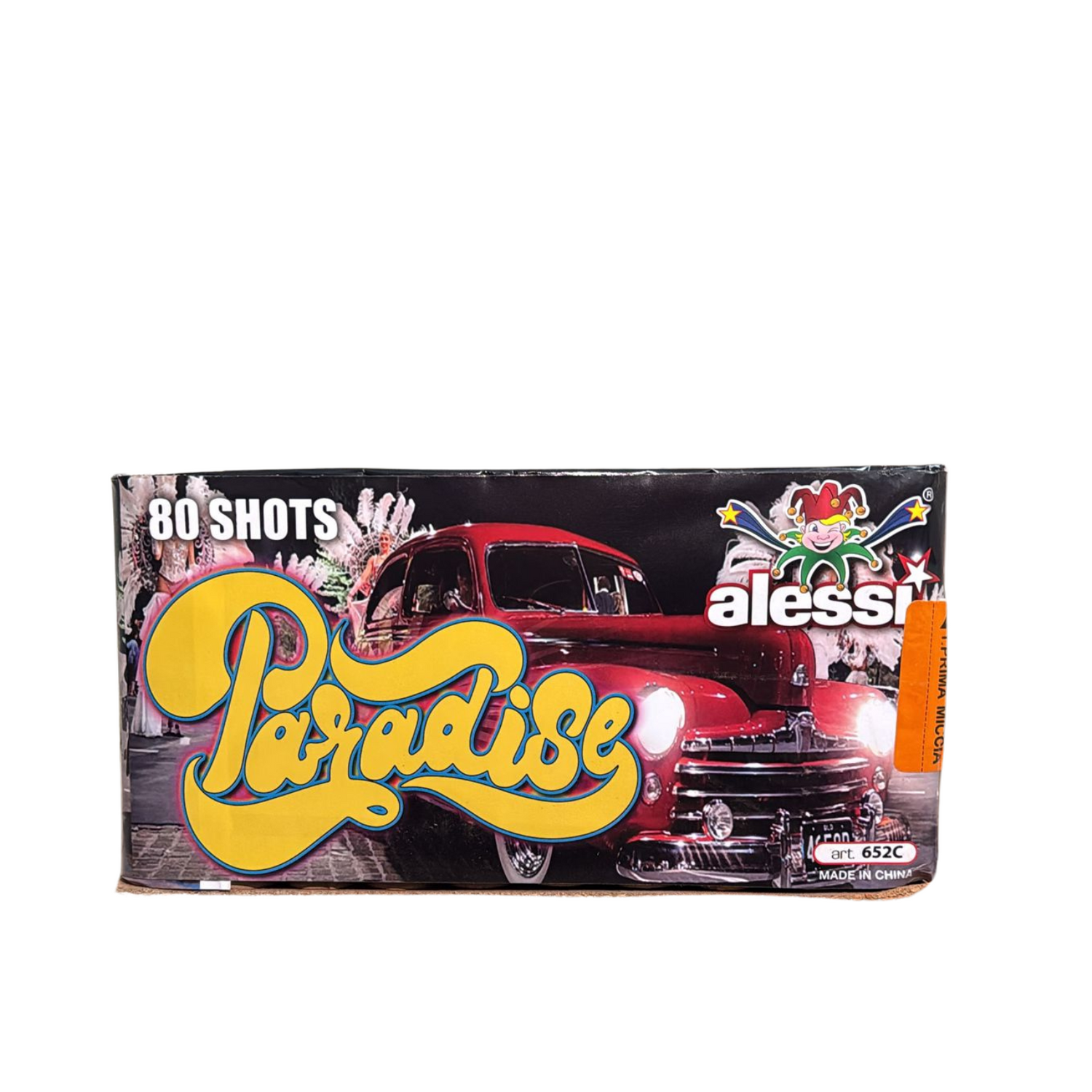 80 lanci dritto tubo 25mm effetto misto di colori - paradise