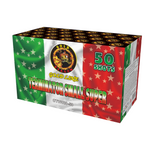 50 lanci dritto tubo 20mm fischio e colpo a colori - terminator small super