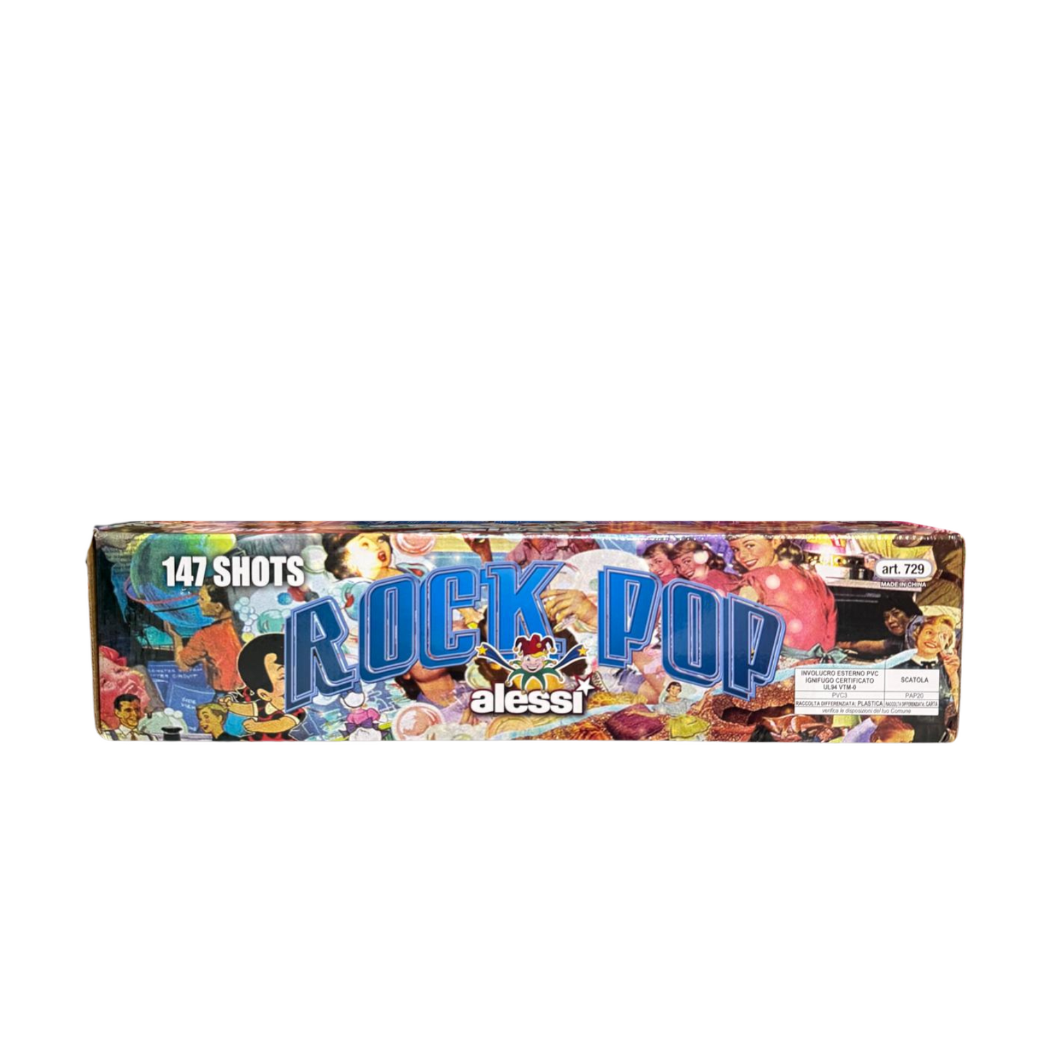 147 lanci dritto tubo 20mm effetto misto di colori - rock pop