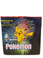 POKEMON 36 LANCI CALIBRO 25MM
