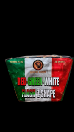 YDMX50-1.0-42 - RED-GREEN-WHITE FALSH Z SHAPE - 50 lanci - calibro 25 mm