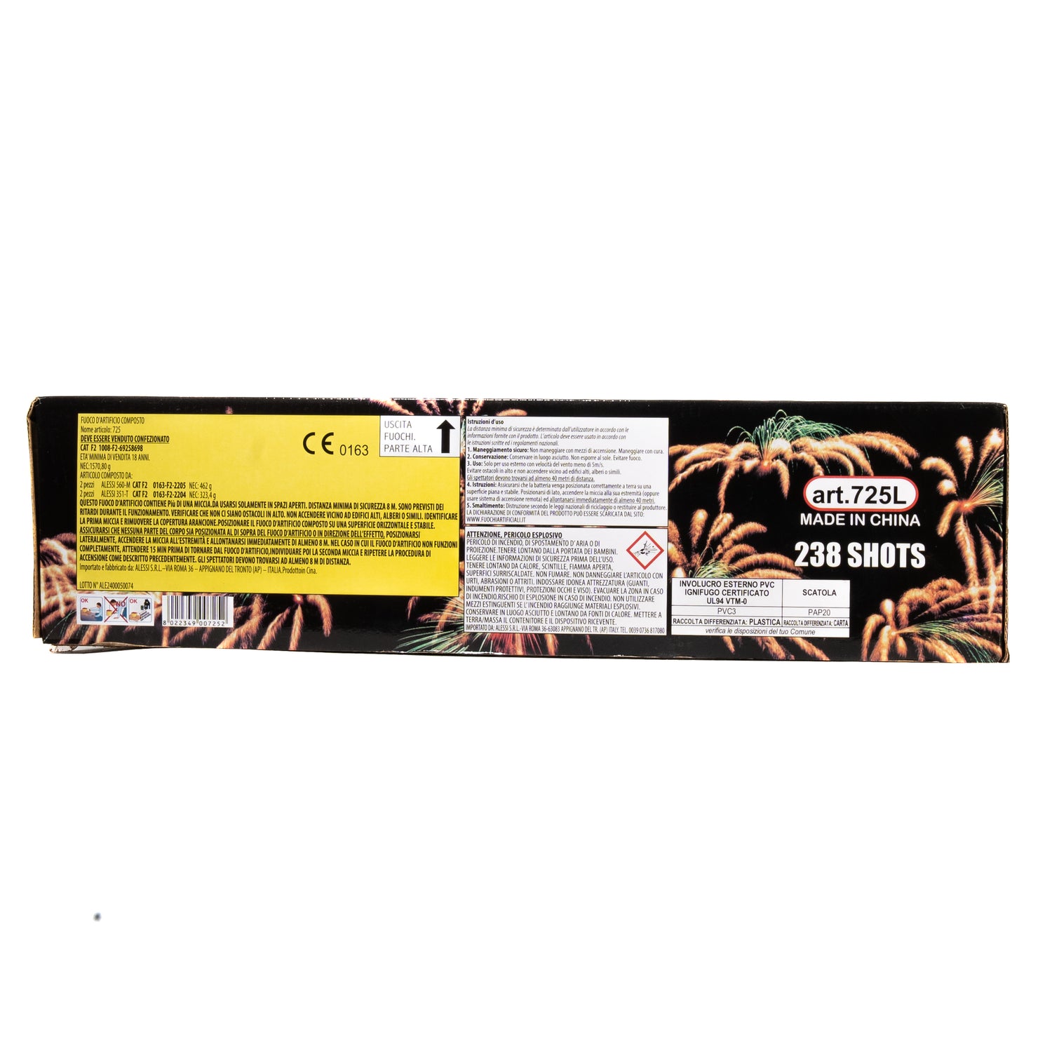 CRAZY BULL-238 LANCI DRITTO E VENTAGLIO CALIBRO 20MM