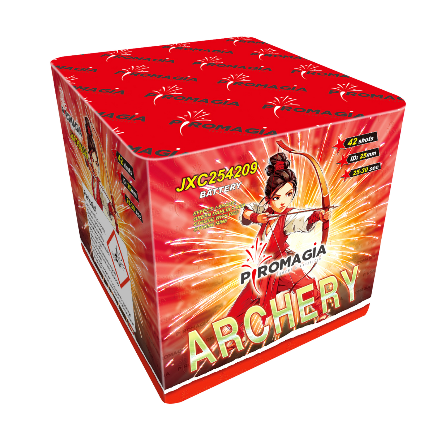 42 lanci dritto tubo 25mm effetto misto di colori  - archery