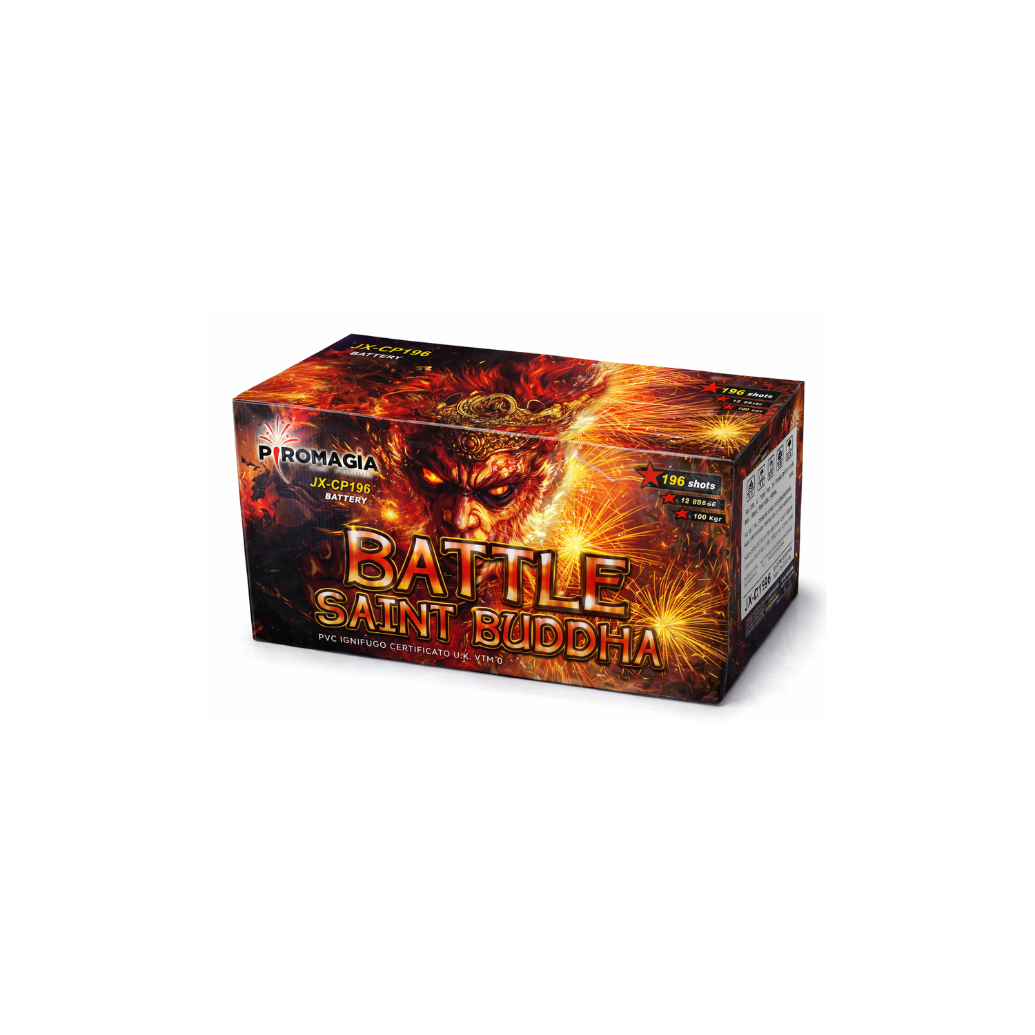 BATTLE SAINT BUDDHA JX-CP196- 196 lanci tubo 25